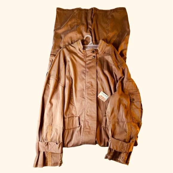 Free People Fly High Jumpsuit Onesie... (Color Walnut π€ / Size Large) *NWT! - Picture 7 of 16